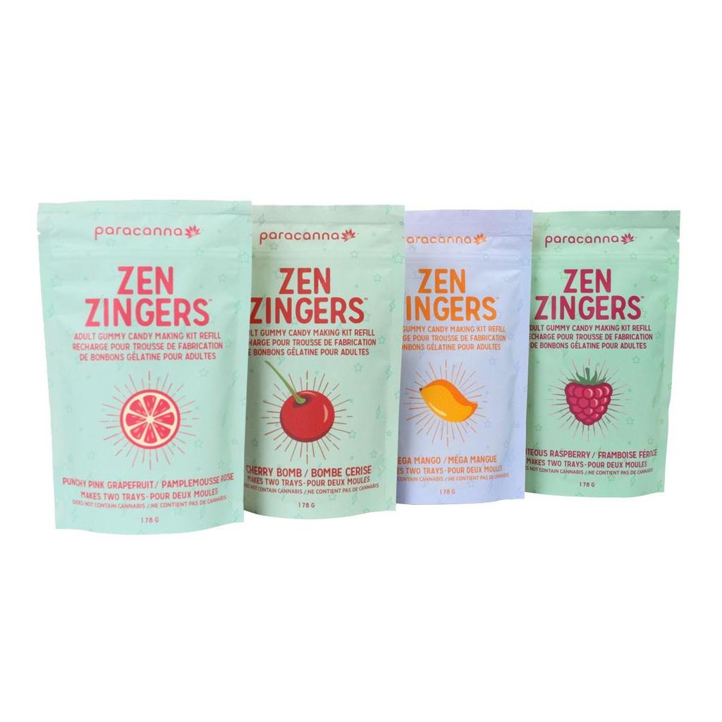 ZenZingers Pandemic Peach Gummy Mix Refill - Do It Yourself Edibles Kits