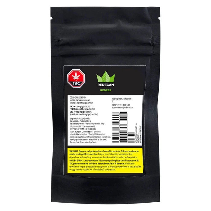 Redecan - Pre-Rolled Cold Creek Kush Redees