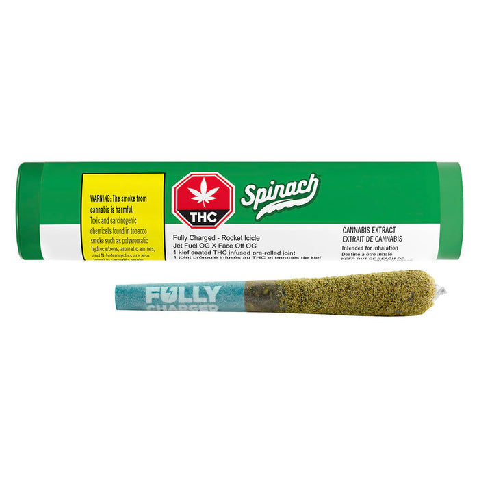 Spinach - Fully Charged Rocket Icicle Infused Pre-Roll