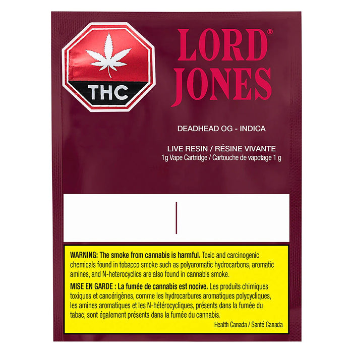 Lord Jones - Deadhead OG Vape - Cartridge 510