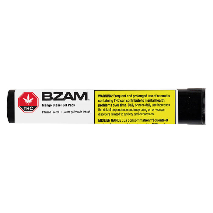 BZAM - Mango Diesel Jet Pack Infused Pre-Rolls