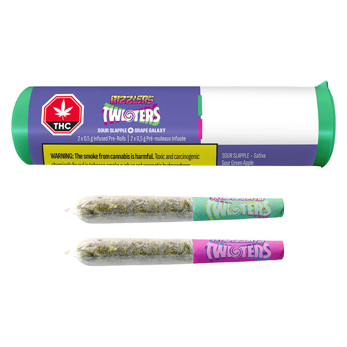 Rizzlers - Grape Galaxy & Sour Slapple Infused Pre-Rolls