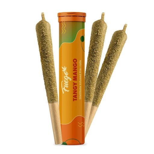 Fuego - Tangy Mango Distlliate Infused Pre-Rolls