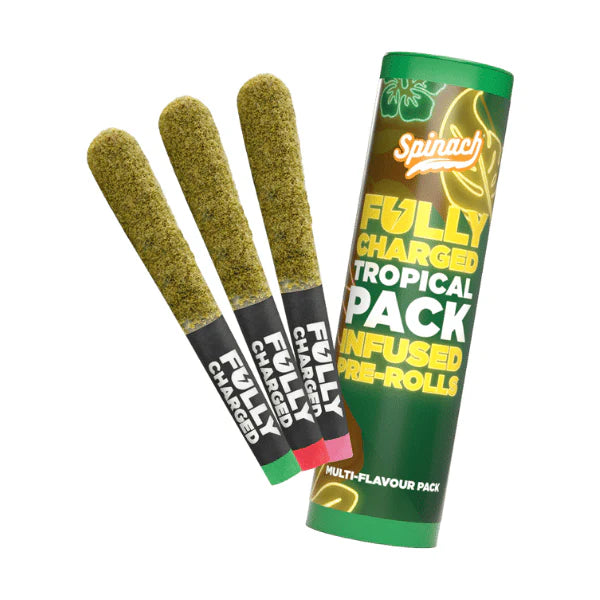 Spinach - Fully Charged Tropical Pack Infused Pre-Rolls