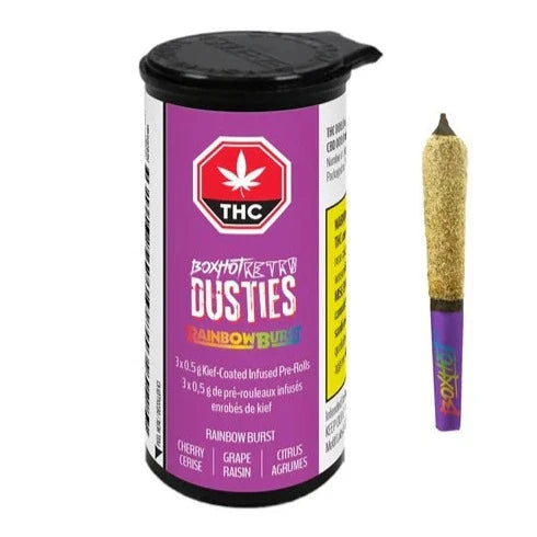 Boxhot - Retro Rainbow Burst Dusties Infused Pre-Rolls