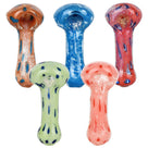 HnF Generics - 3.5" "I'm Seeing Spots" Glass Spoon Pipe