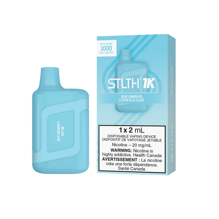 STLTH 1K - Disposable Nicotine Vape - Blue Lemon Ice