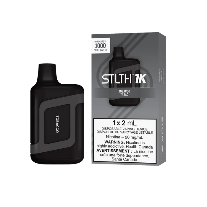 STLTH 1K - Disposable Nicotine Vape - Tobacco