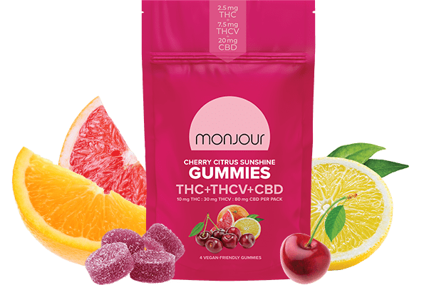 Monjour - Cherry Citrus Sunshine Gummies