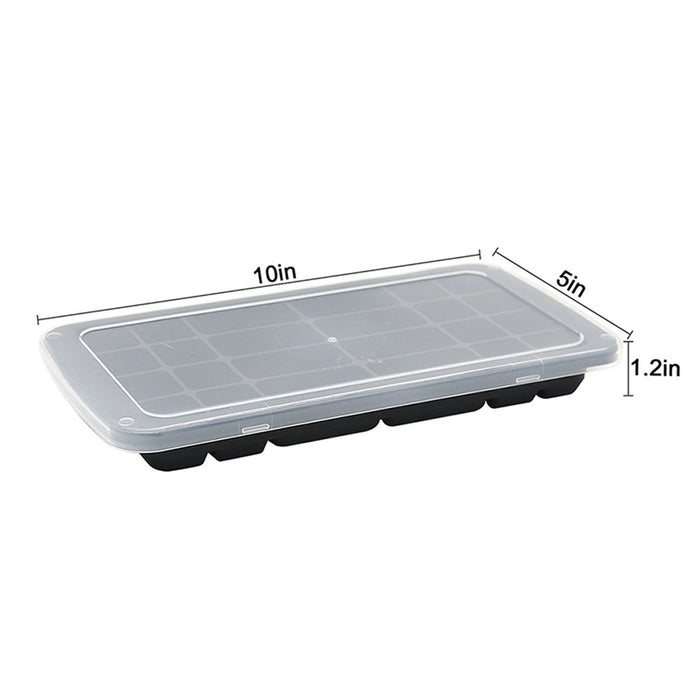 Dope Molds - 24-Cavity Cube Silicone Tray with Lid