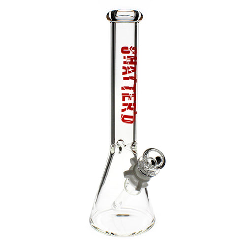 Shatter'd Glassworks - 12" Basic Beaker Glass Bong